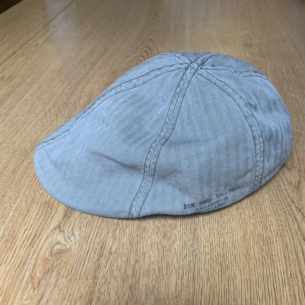 Denim and Supply Ralph Lauren Newsboy Flat Cap Herringbone 100% Cotton S/M